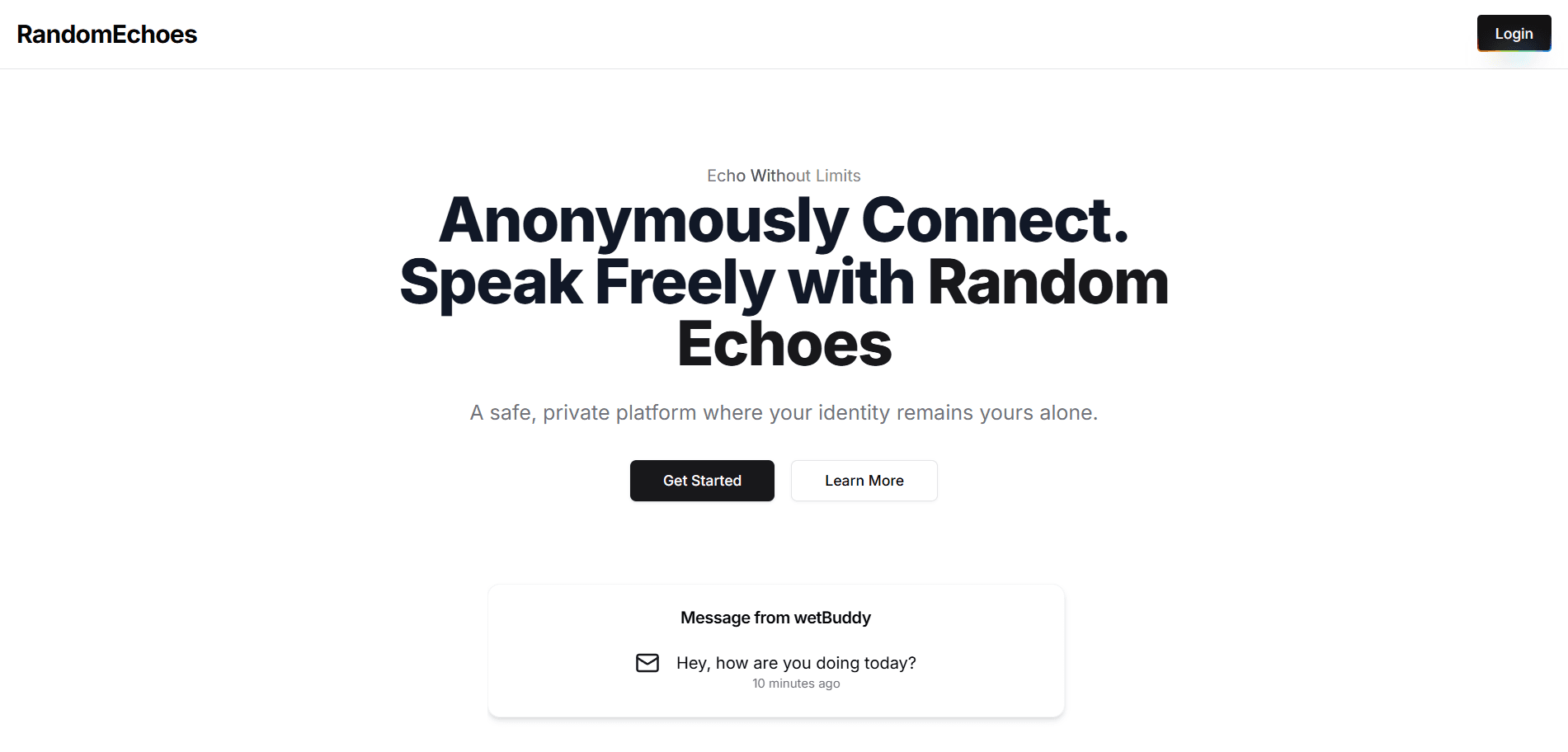 Anonymous Messaging Platform